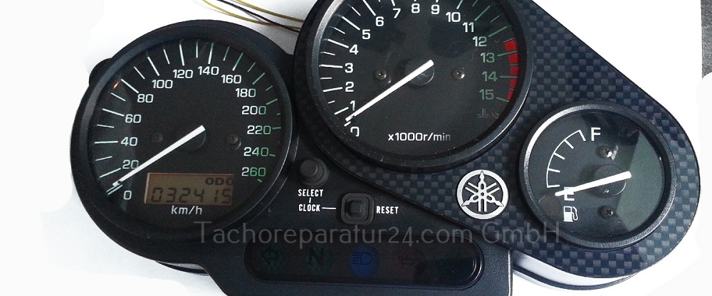 Reparatur Yamaha Fazer FZS 1000 Kombiinstrument (Tacho Reparatur)